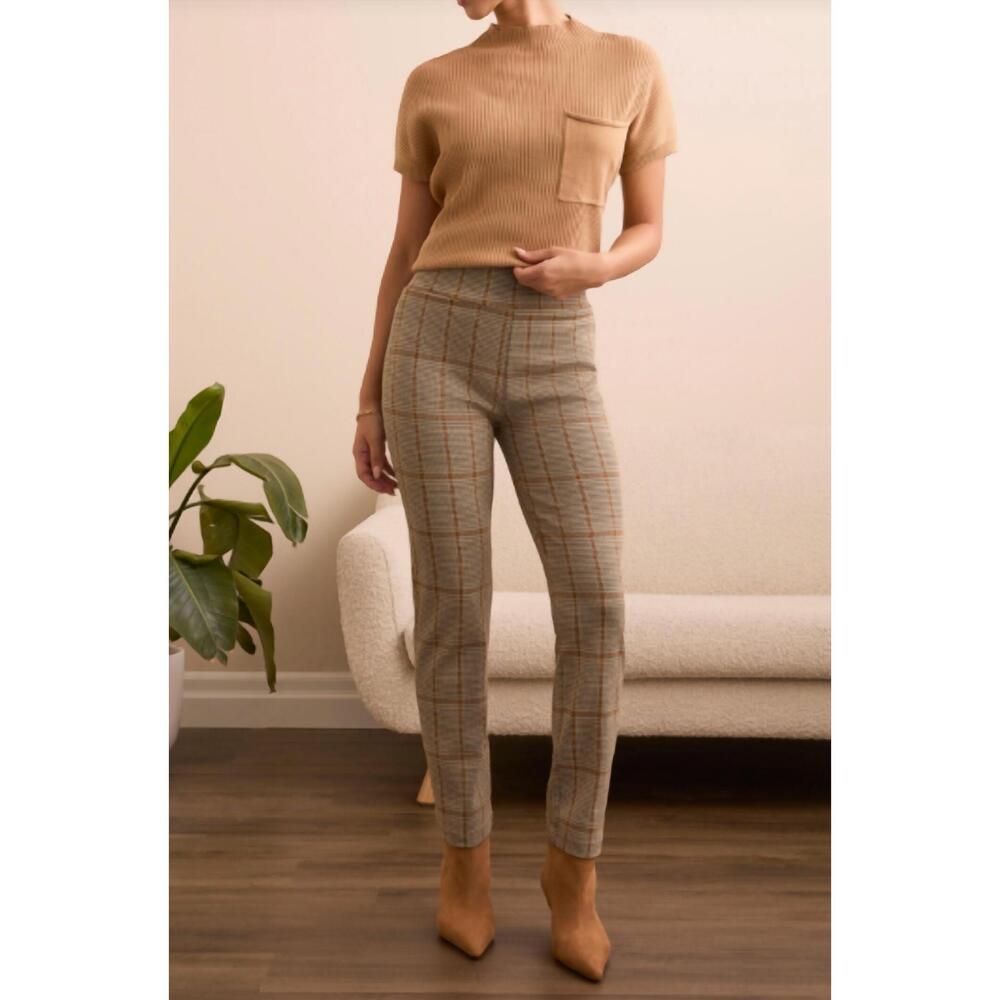 NEW TRIBAL pull on ankle pants in ice latte